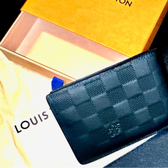Louis Vuitton Portefeuille Multiple Bifold Wallet /Black/ Damier Infini Leather - Picture 2 of 14